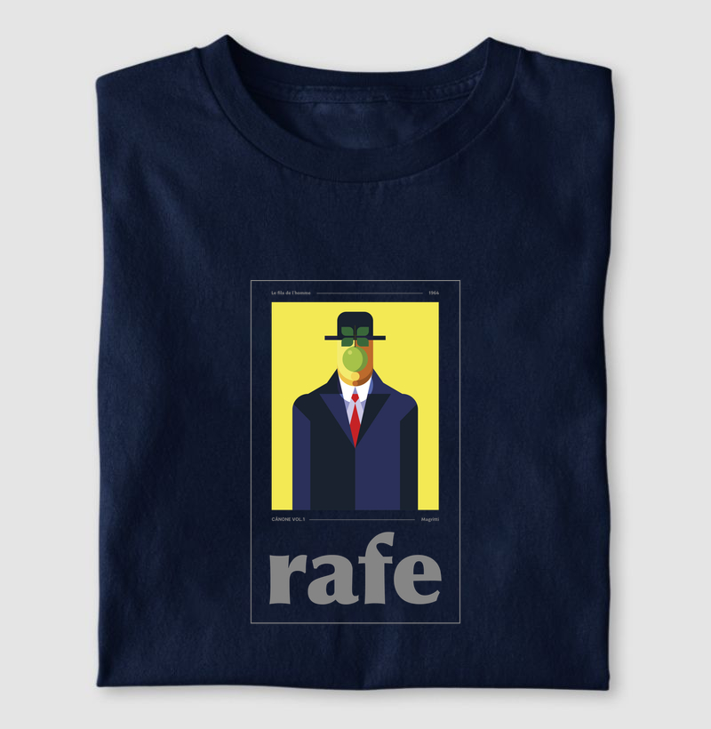 Camiseta Le fils de l'homme - René Magritte - Edição Assinatura