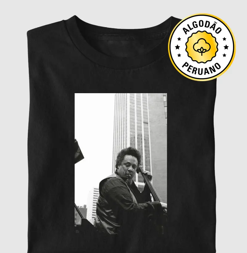 Charles Mingus, NY, 1976. - Camiseta Algodão Peruano