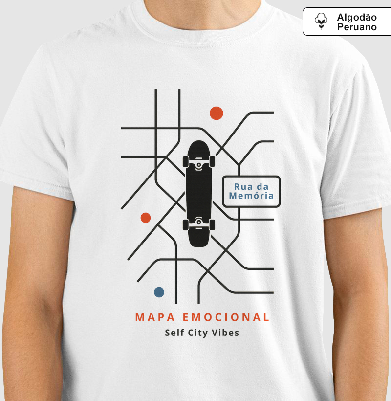 RUA DA MEMÓRIA - Camiseta Algodão Peruano
