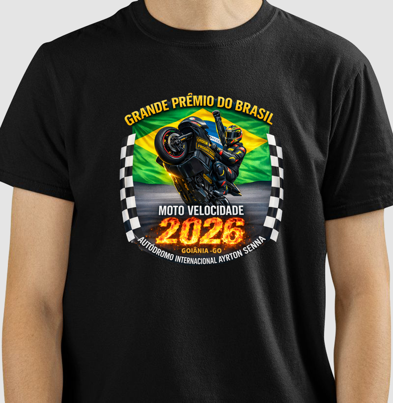 Camiseta GP Moto Brasil 1