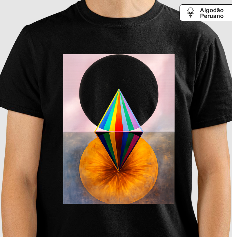 Camiseta Hilma af Klint Prisma | Algodão Peruano Premium