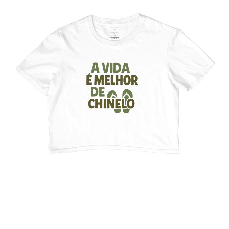 De chinelo é bem melhor
