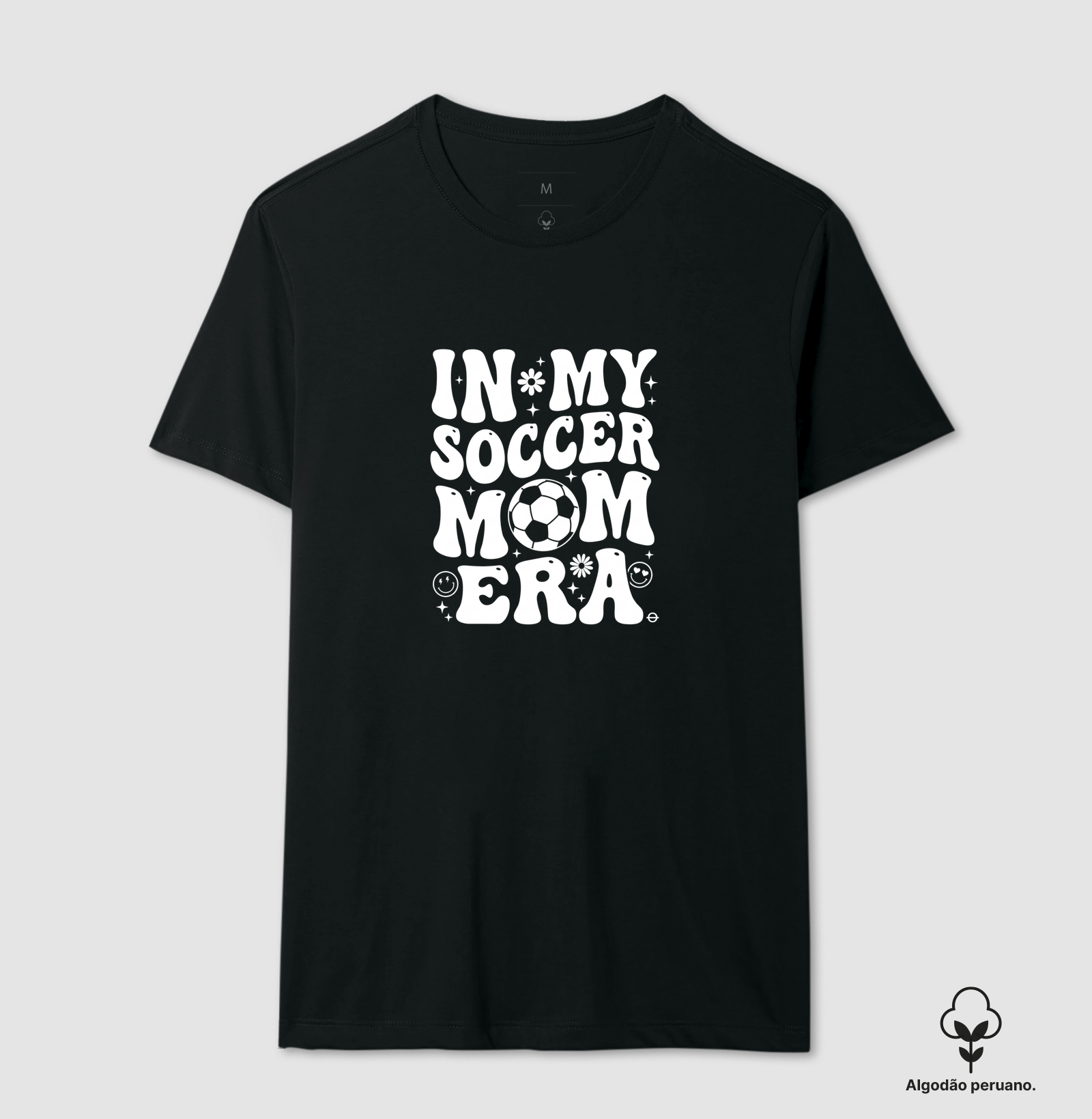 feminina de futebol estampa "soccer mom era" joga bonita