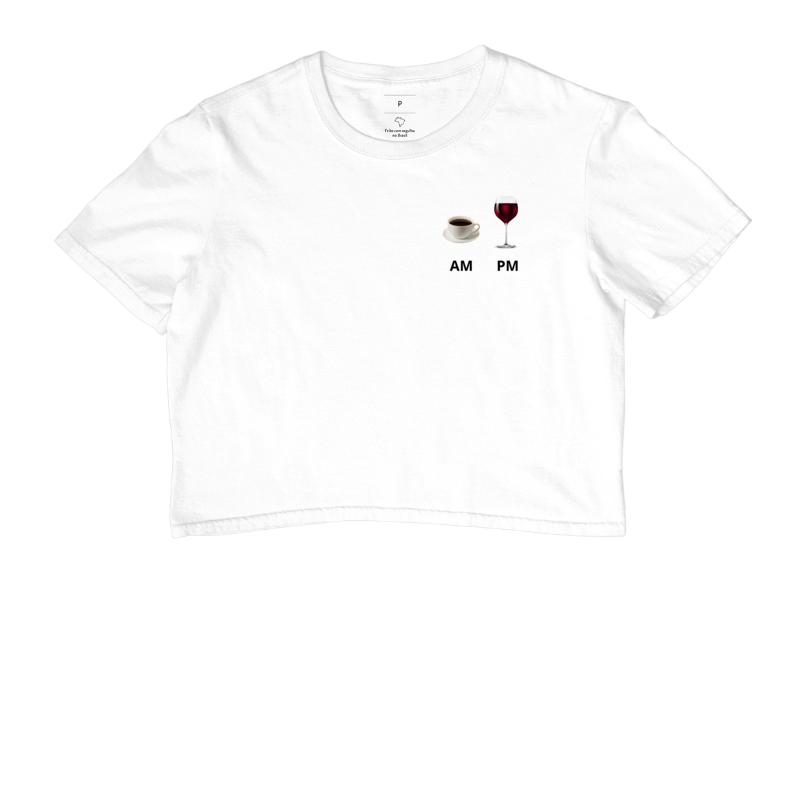 Cropped AM PM - Vinho