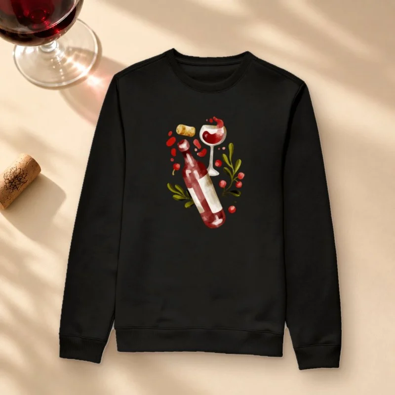 Camiseta Sabor do Vinho - Suéter Moletom