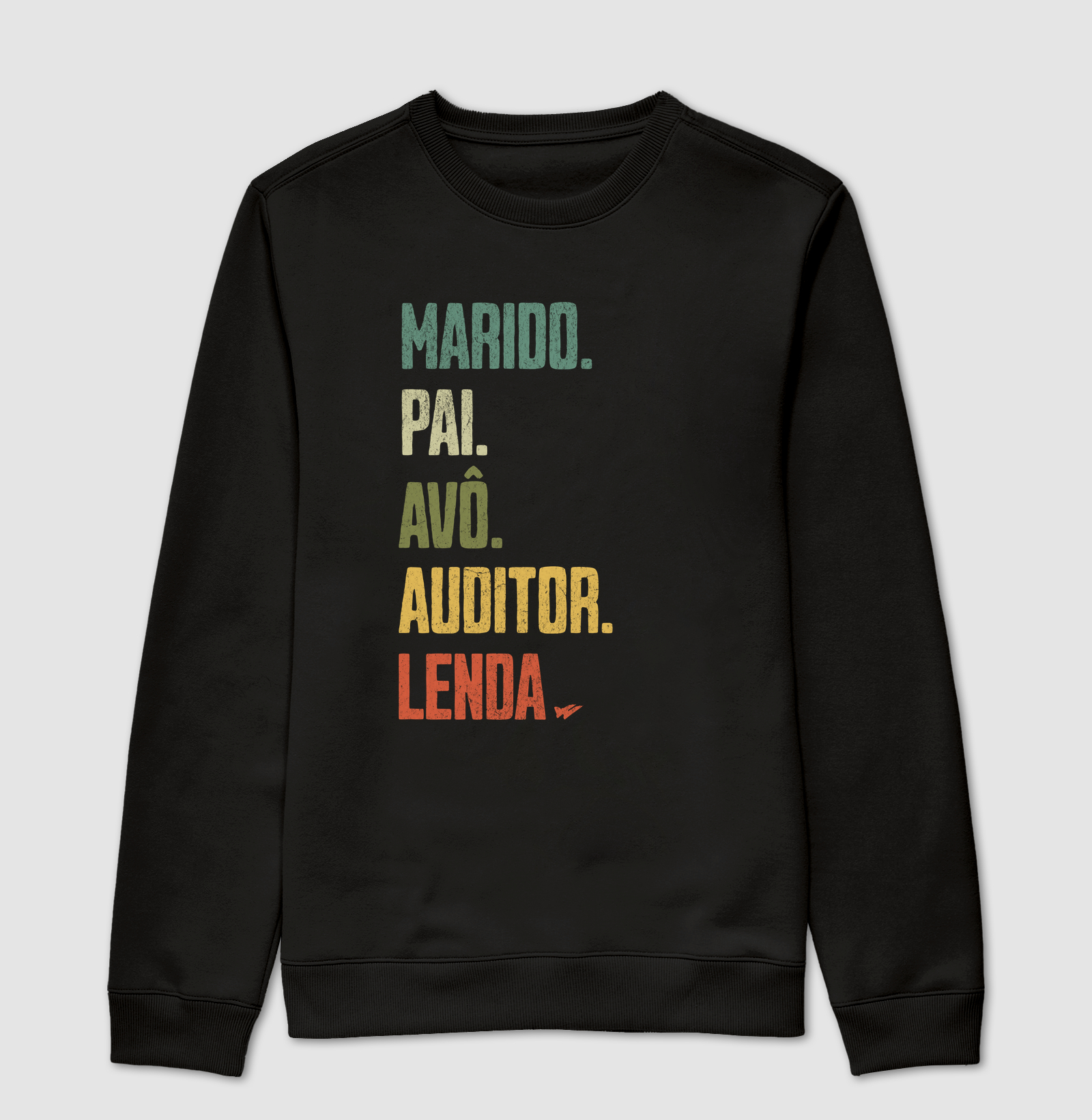 MARIDO. PAI. AVÔ. AUDITOR. LENDA. - Suéter Moletom