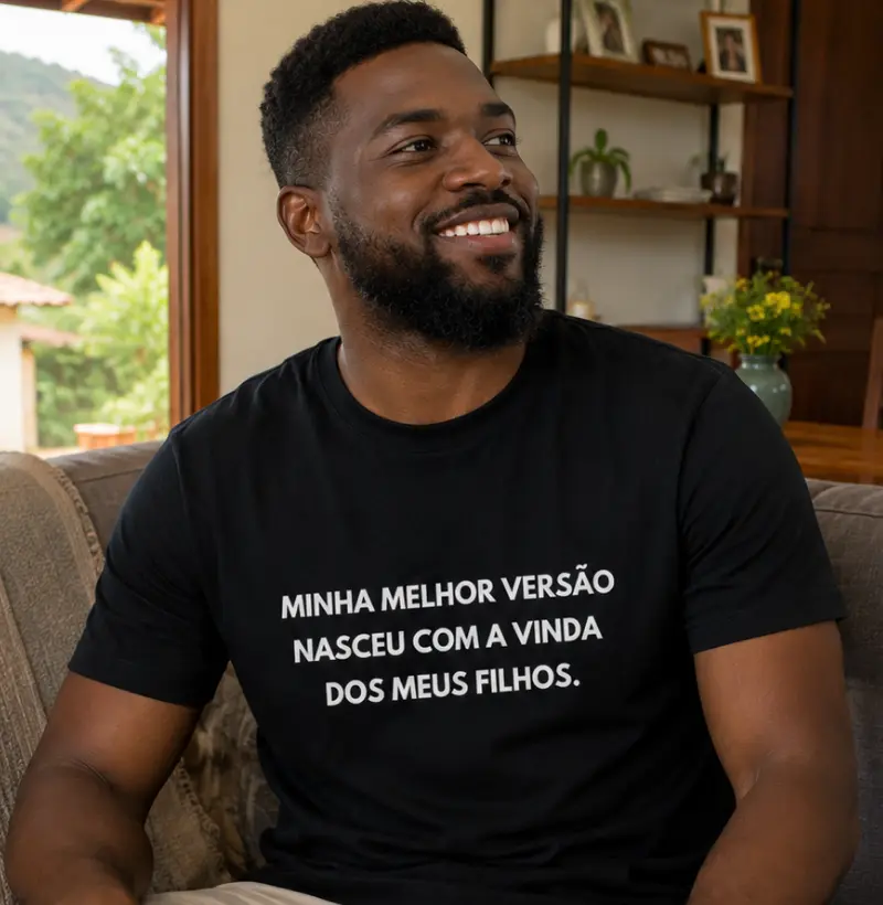 Minha melhor versão nasceu com a vinda  dos meus filhos