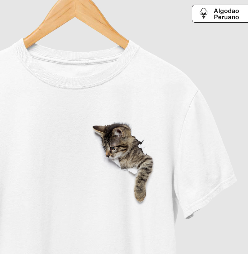 Chegou o Tigrado - Camiseta Algodão Peruano
