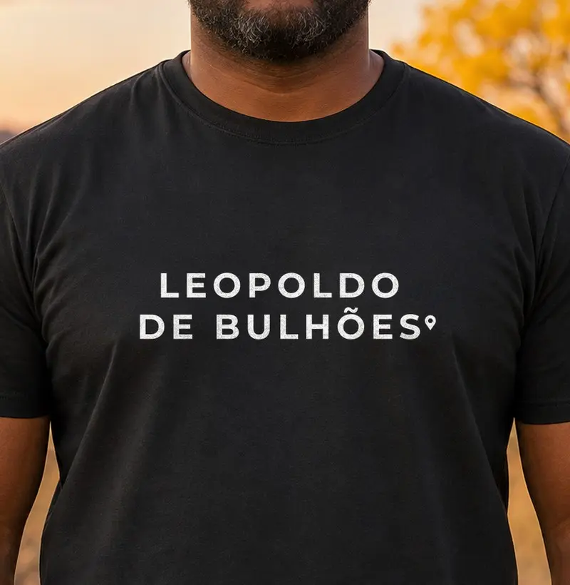 Leopoldo de Bulhões | Pin GO - Camiseta