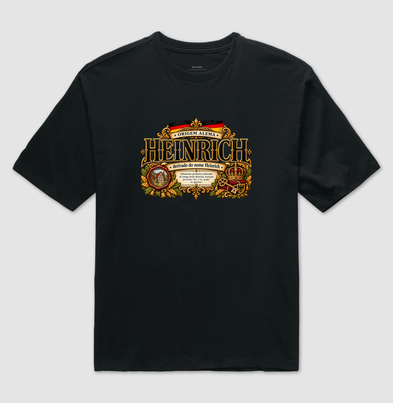 Heinrich  - Camiseta Oversized