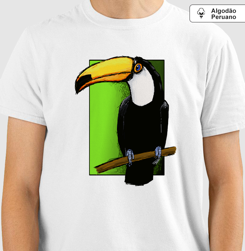Camiseta Algodão Peruano O Tucano
