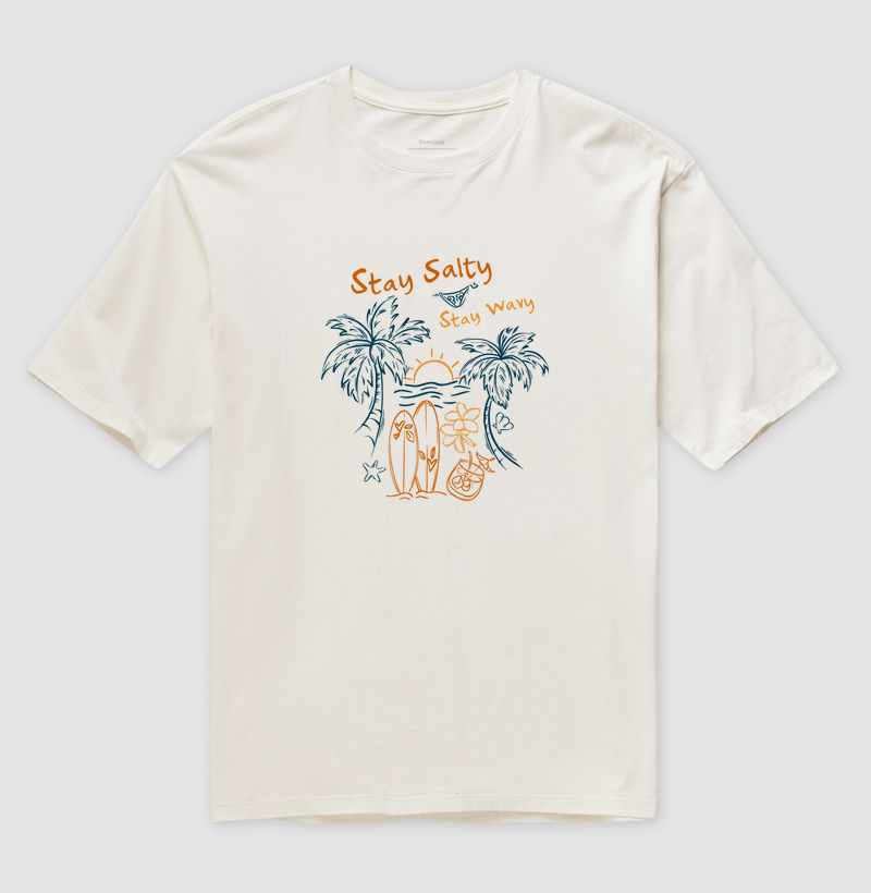 Camiseta Oversized Stay Wavy