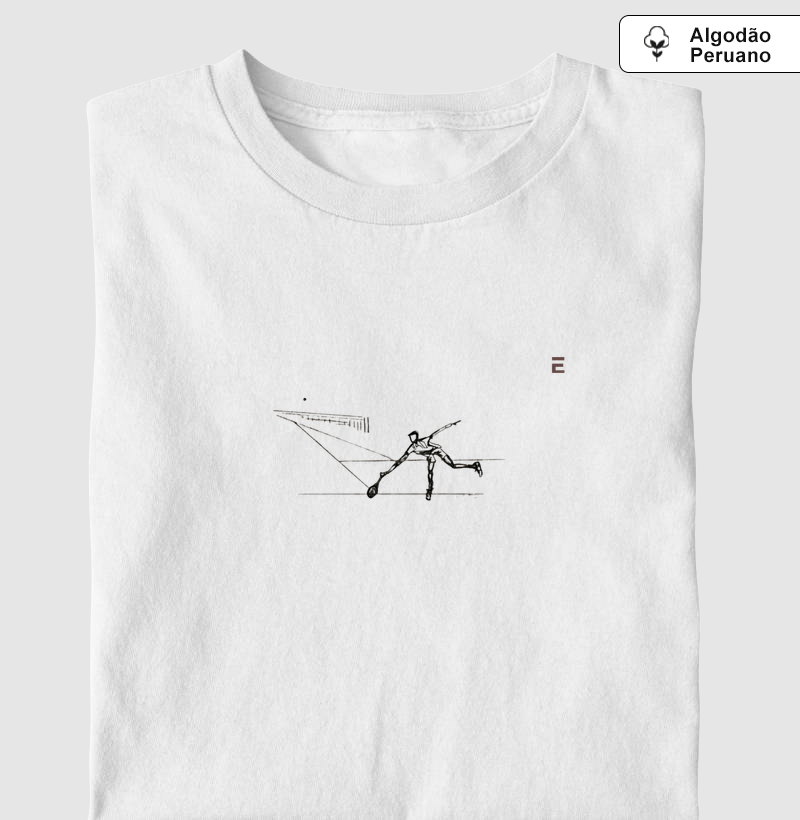 Tênis jogador minimalista