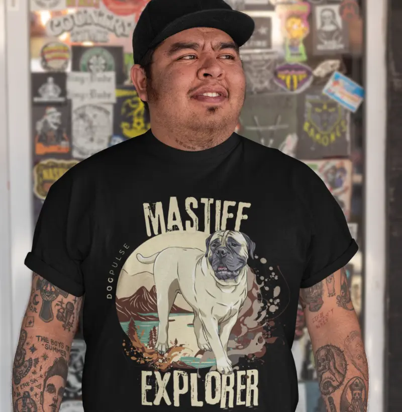 Camiseta Dog Pulse Mastiff Explorer – Guardian of Adventure