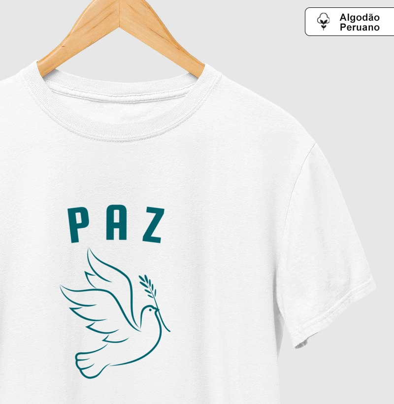 Camiseta Serenidade e Esperança (Algodão Peruano)