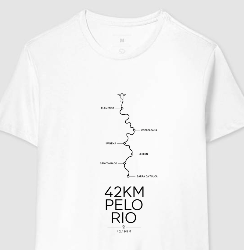Camiseta Maratona - 42 Km Pelo Rio