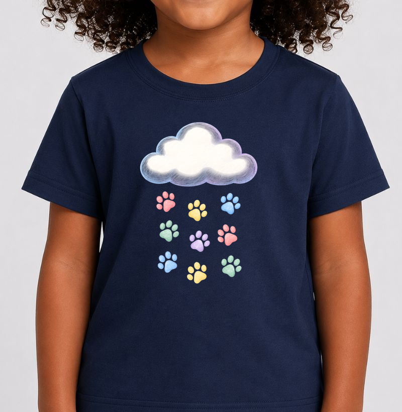 Chuva De Patinhas - Camiseta Infantil