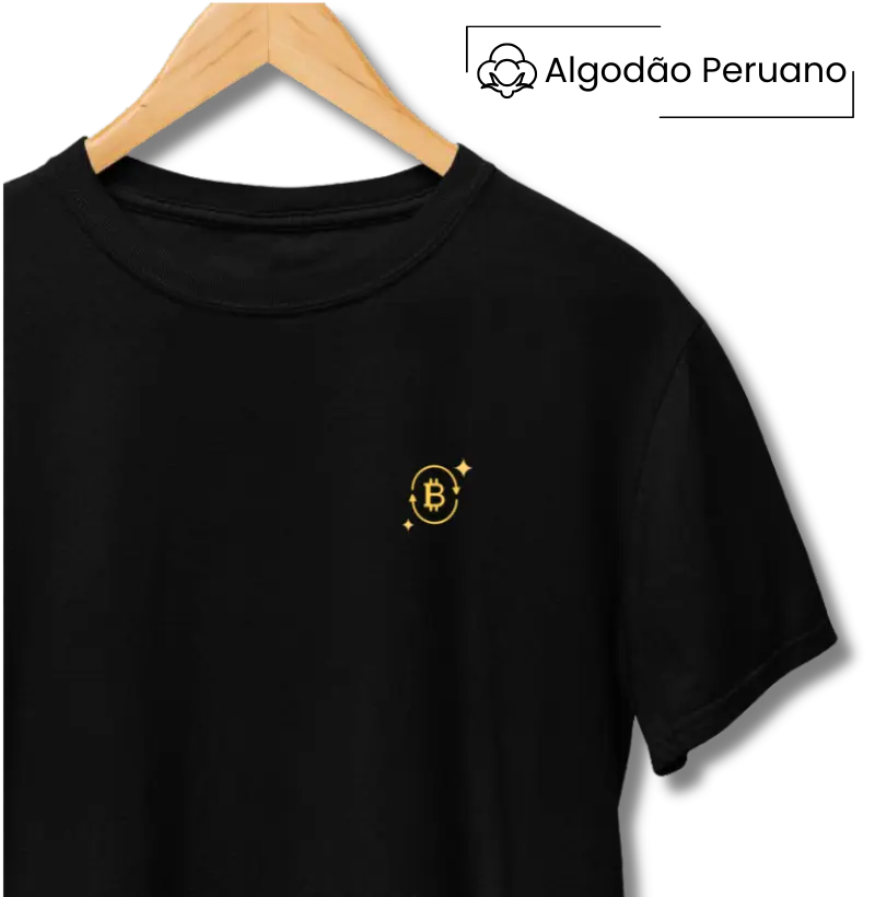 Algodão Peruano Crypto Style Bitcoin