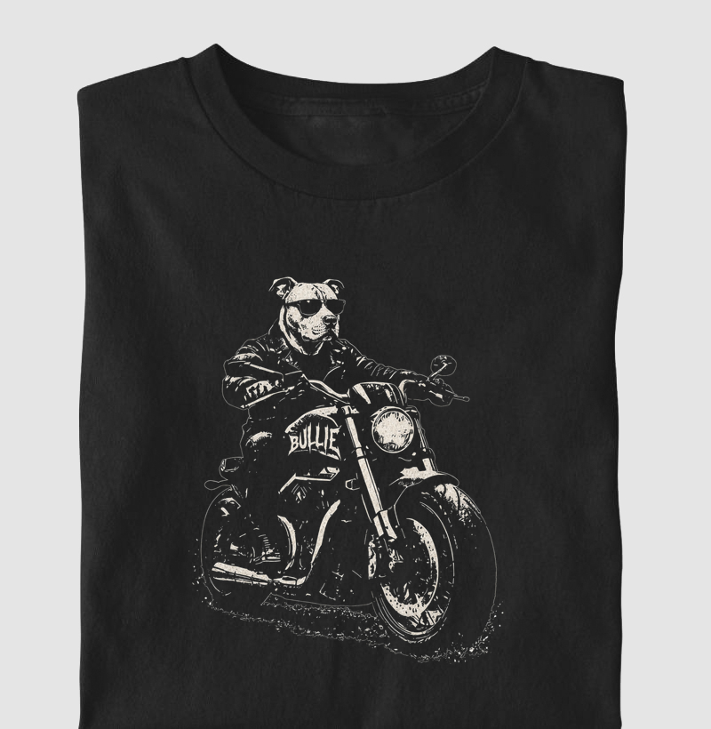PITBULL MOTOCICLISTA