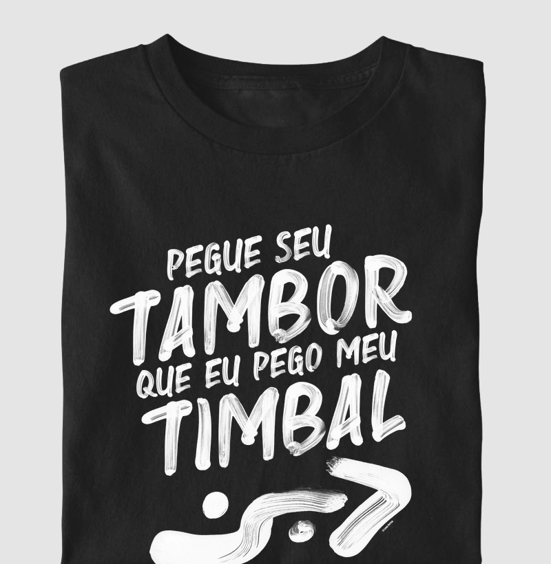 Camiseta Axé - Tambor e Timbal