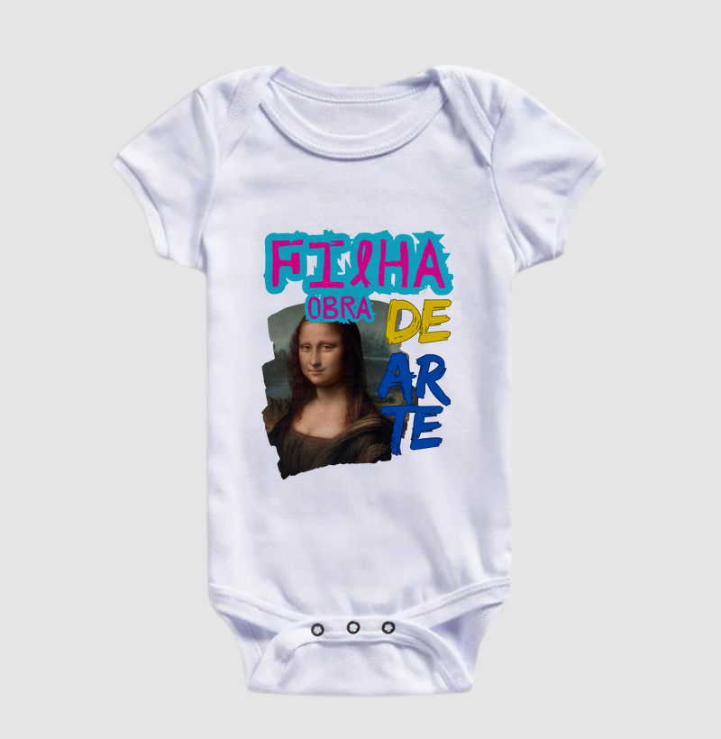 Filha Obra de Arte - Leonardo da Vinci