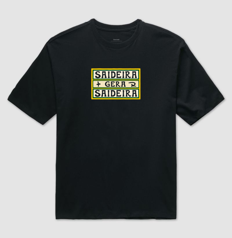 Saideira gera Saideira - Camiseta Oversized