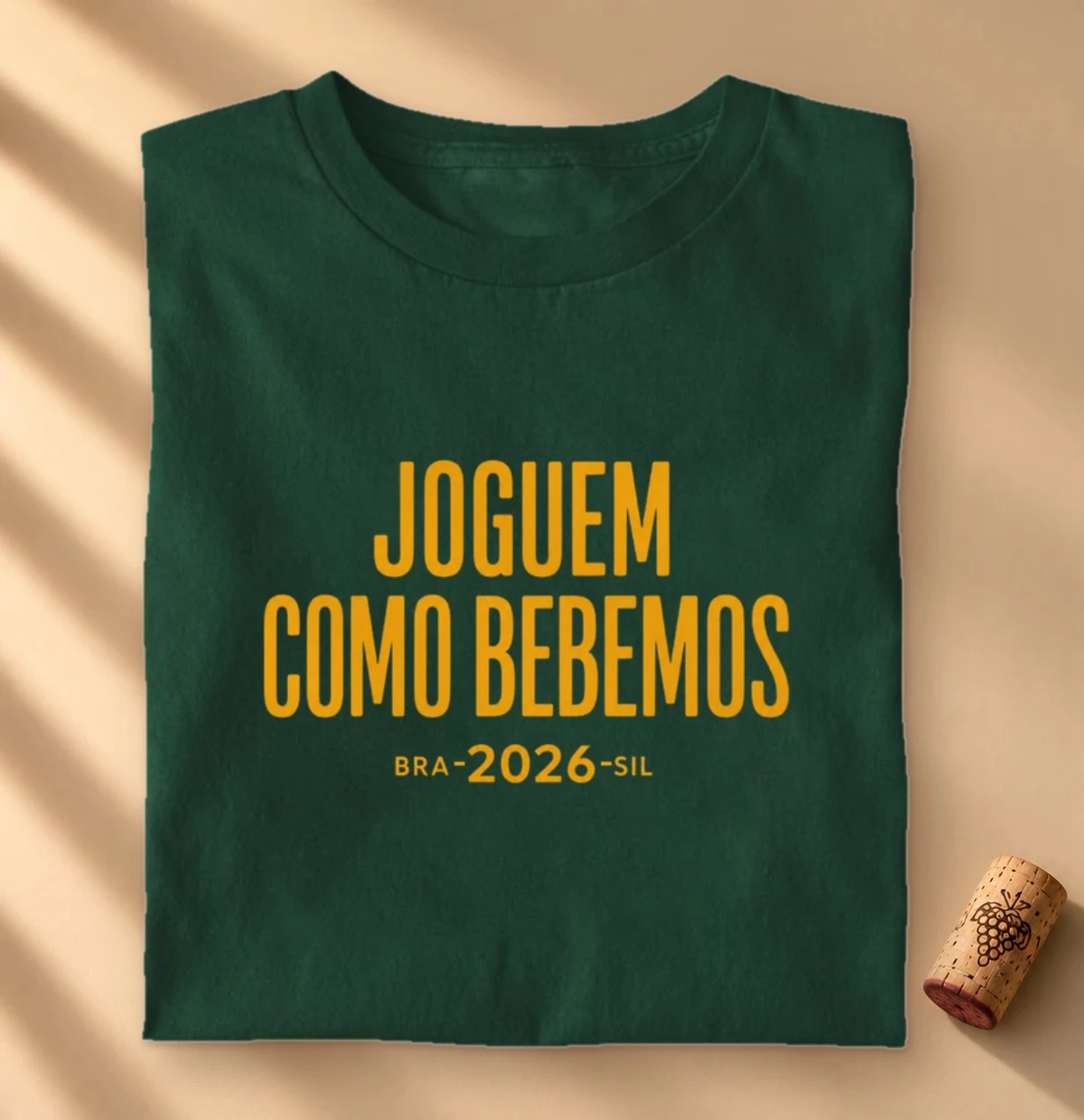 Camiseta Joguem como Bebemos