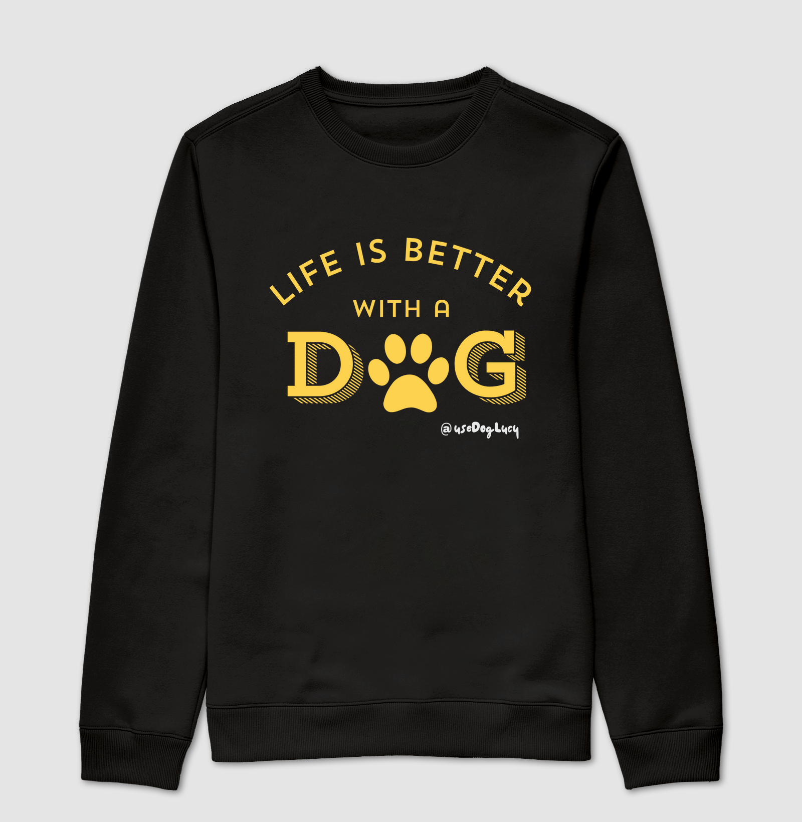 Live is Bether with a Dog Gold