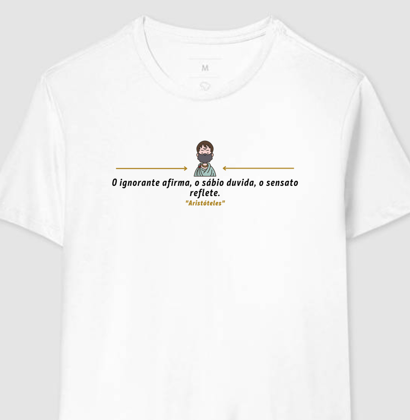 O ignorante afirma Aristóteles