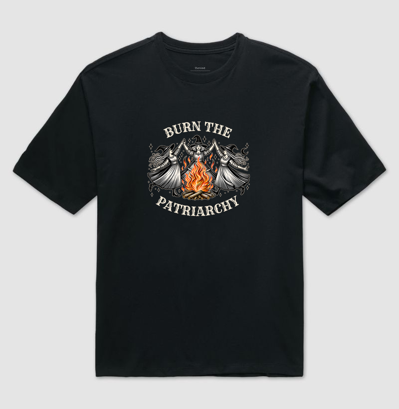 Burn the patriarchy - Camiseta Oversized