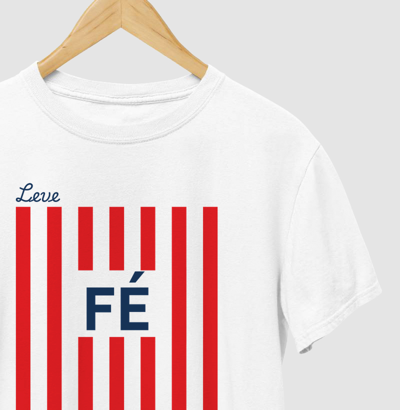 Leve fé - Listras vermelhas