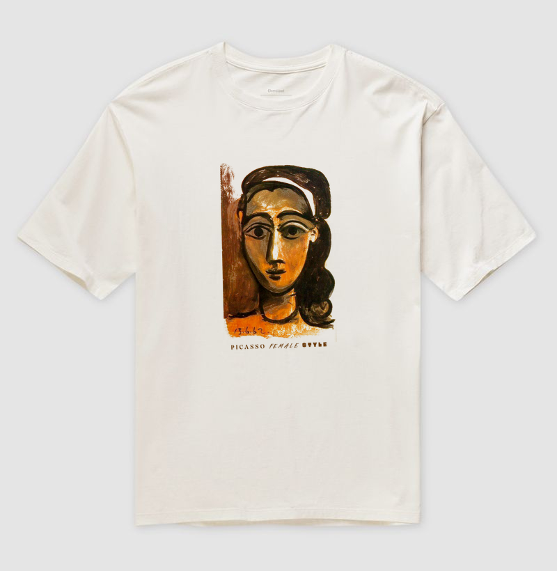 Picasso female ocre
