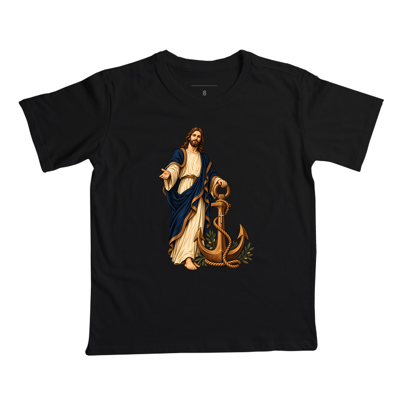 Âncora da Esperança - Cristo Vivo - Camiseta Infantil