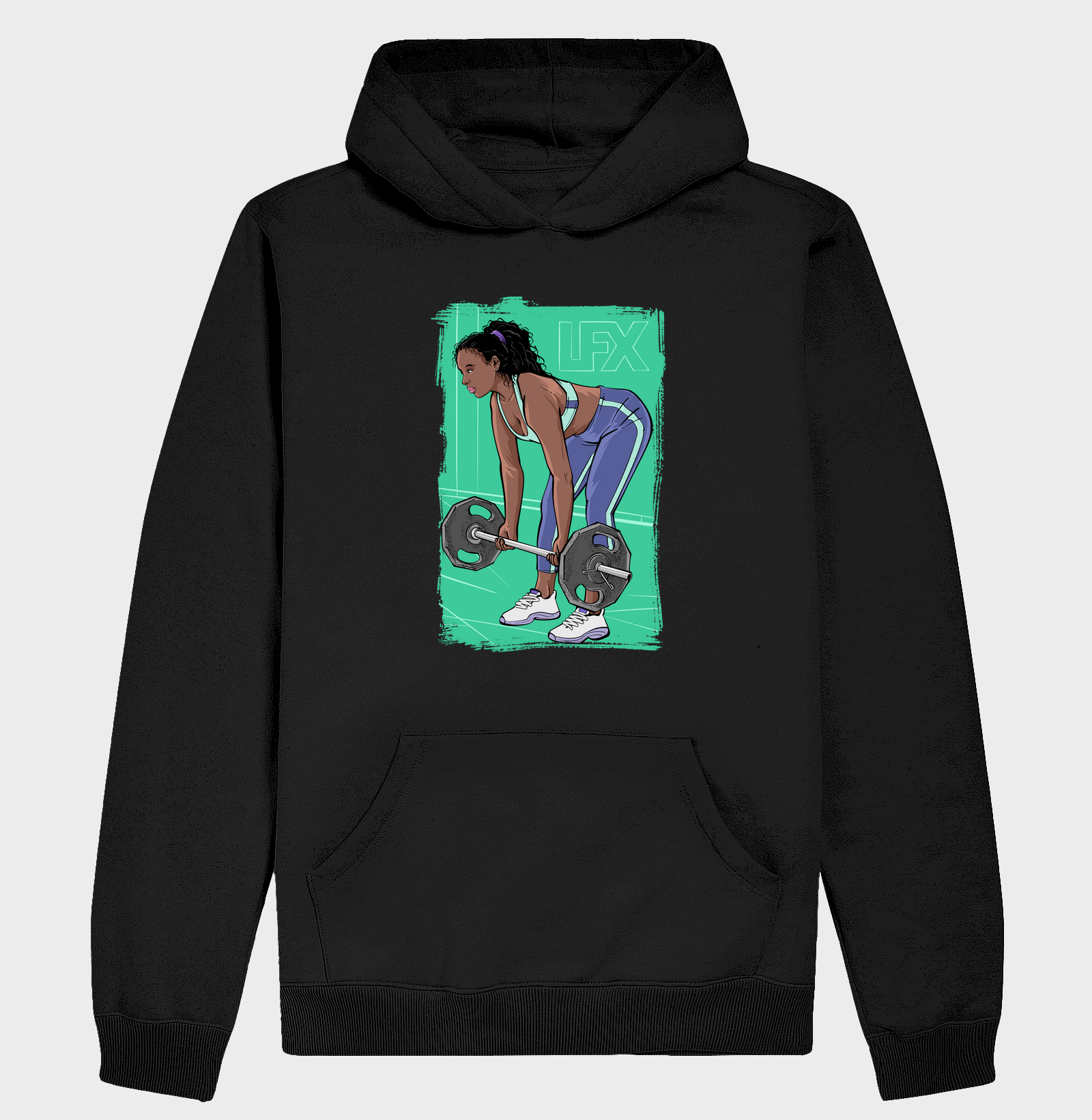 Mulher fazendo Deadlift V02