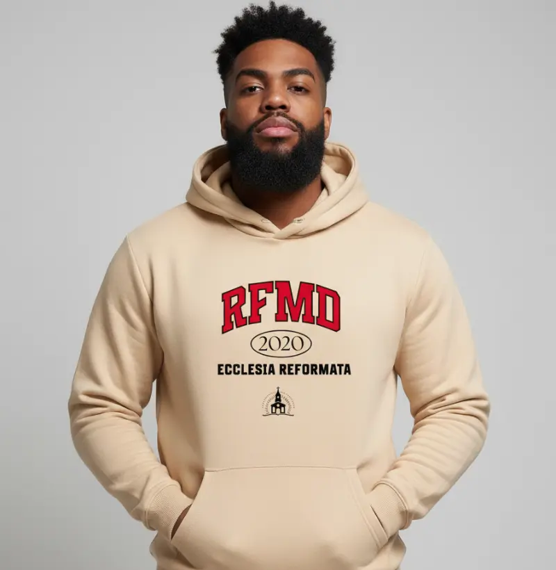 Blusa Hoodie Moletom"Ecclesia Reformata Semper Reformanda"