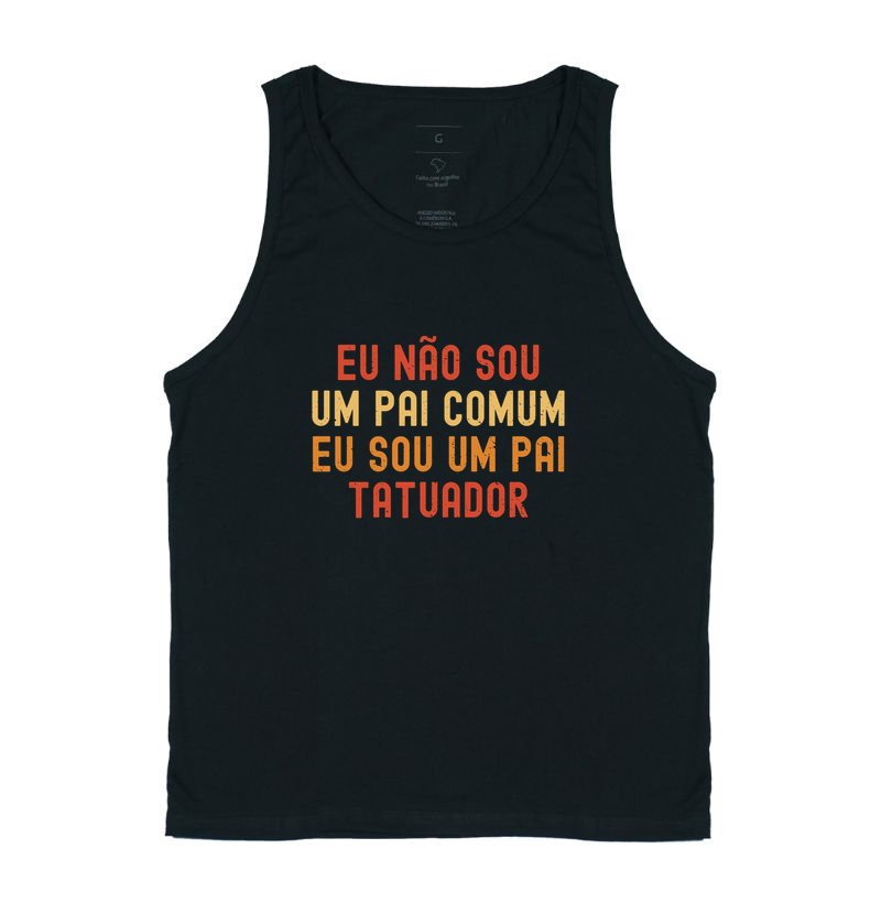 Eu não sou um pai comum, eu sou um pai tatuador. 