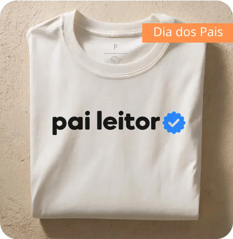 Camiseta Pai leitor