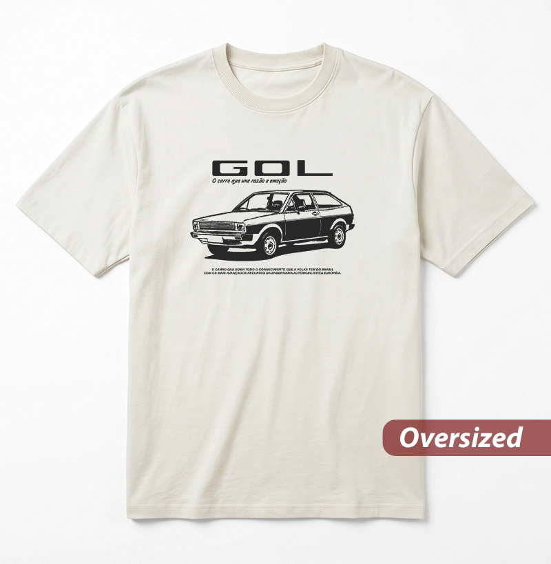 Gol | Razão e emoção - Camiseta Oversized