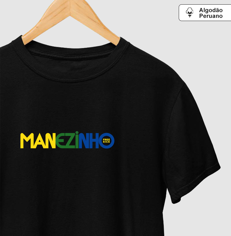 CAMISETA ALGODÃO PERUANO FREE KICK MANEZINHO