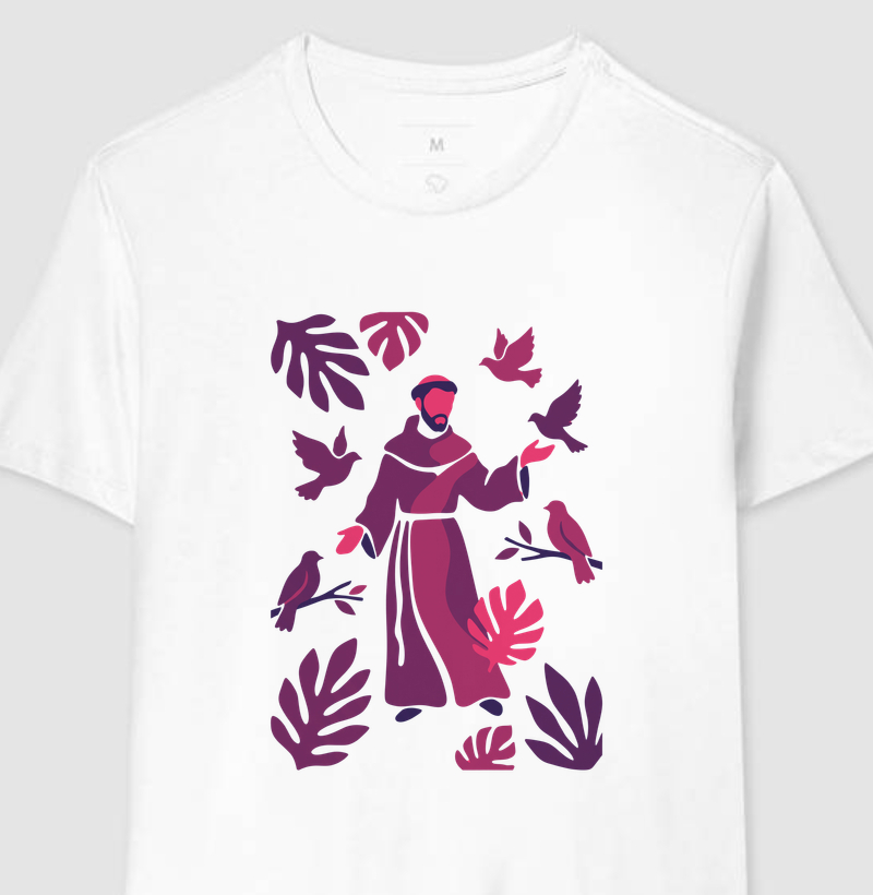 São Francisco de Assis — Irmão da Criação - Camiseta