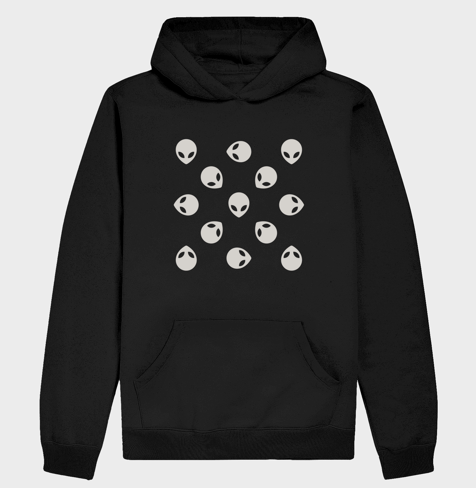 Hoodie Moletom Padrões de Alien