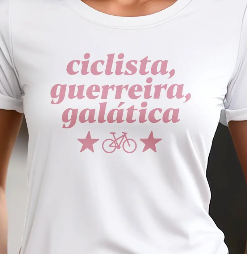 Ciclista, guerreira e galática