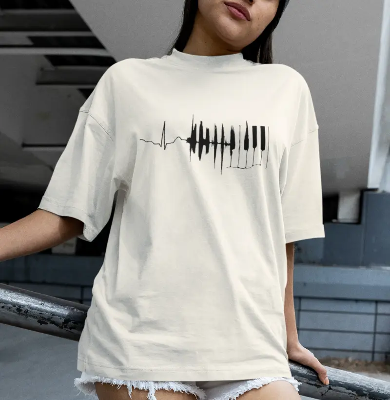 Wave Piano Distorted