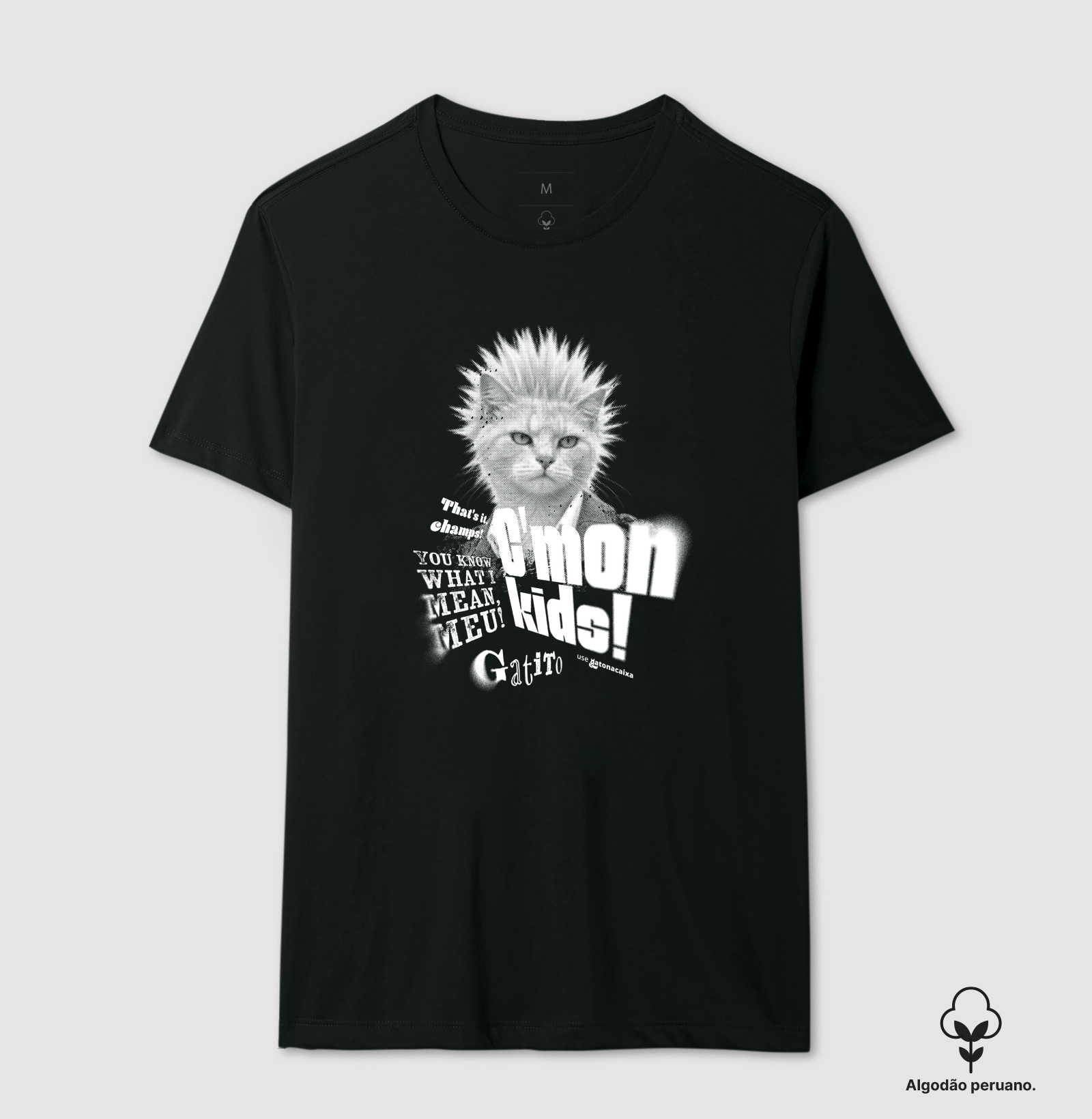 Gatito - Camiseta Algodão Peruano