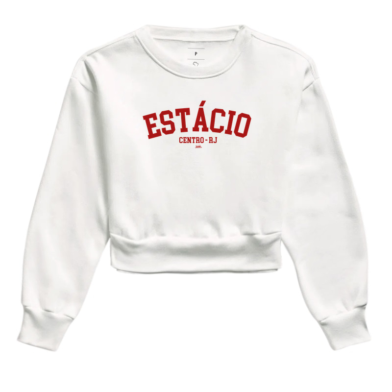 Estácio - Cropped Moletom