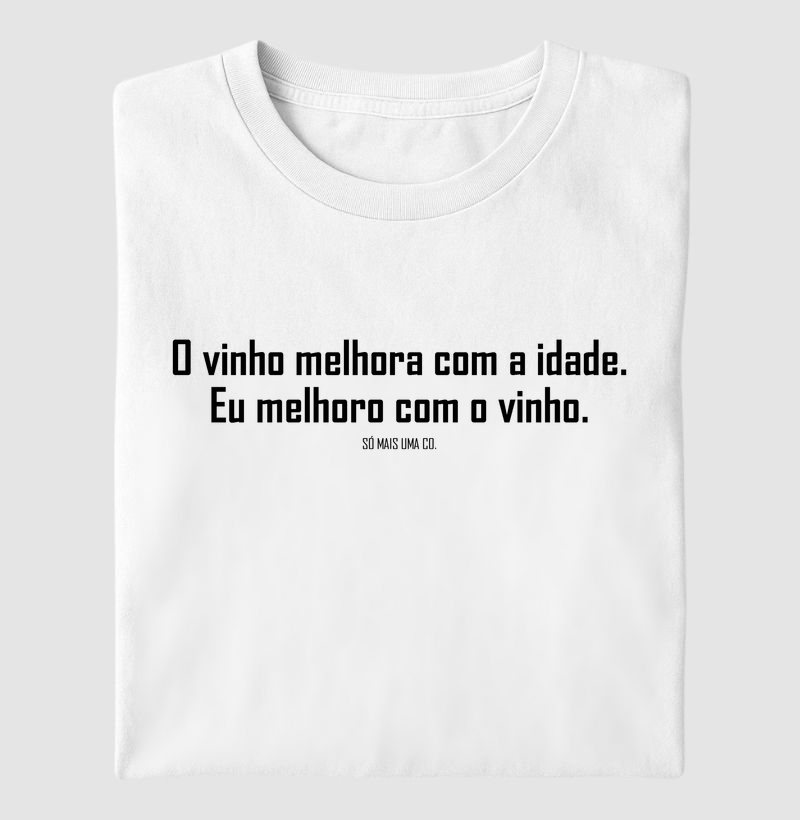 Camiseta o vinho melhora