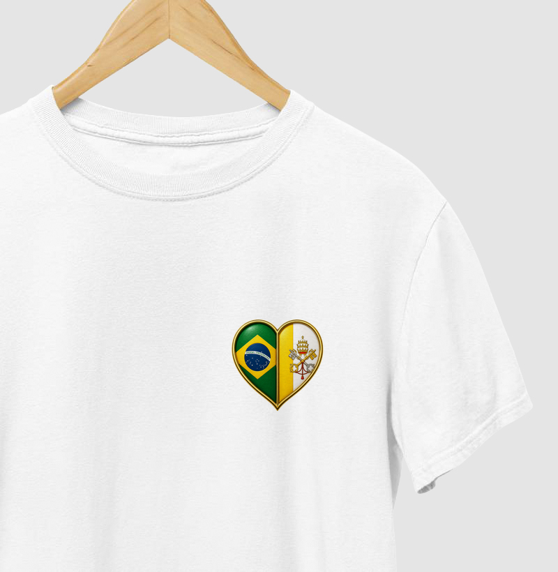 Brasil & Vaticano — Amor à Pátria, Fidelidade à Igreja - Camiseta