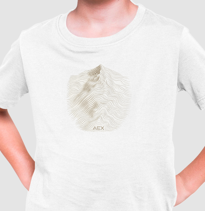 T-shirt Infantil Topography