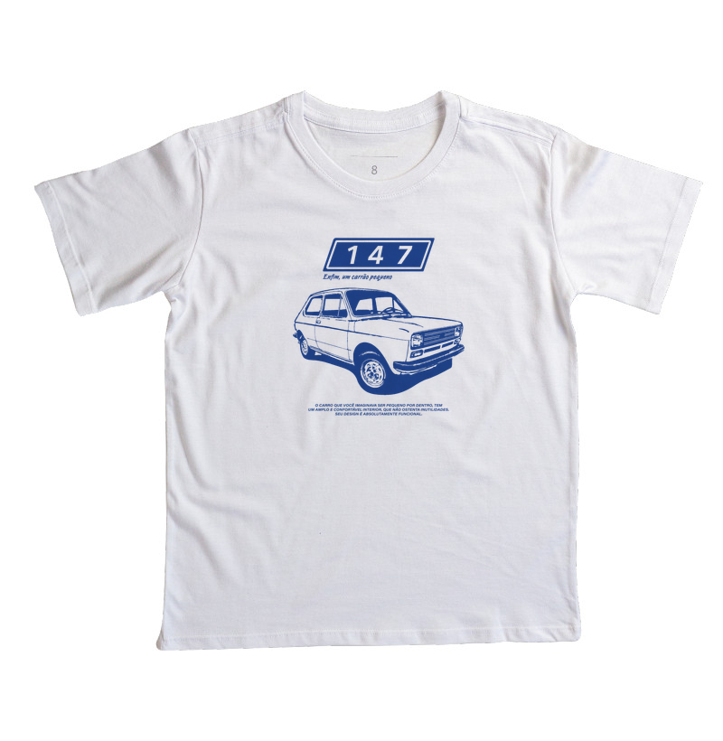 147 | Um carrão pequeno - Camiseta Infantil