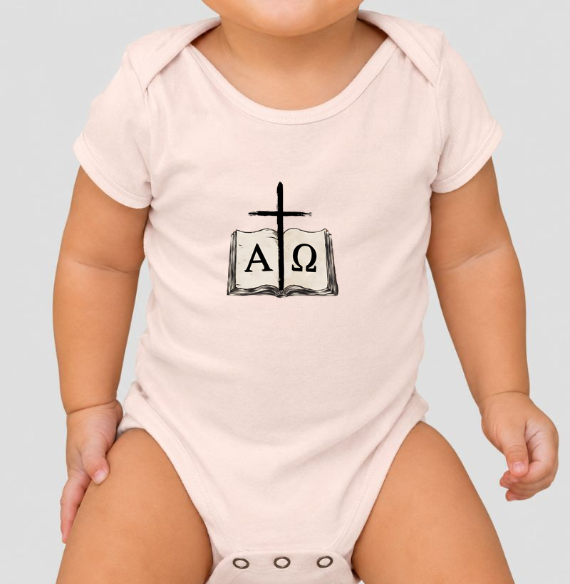 Body Infantil Alfa e Ômega